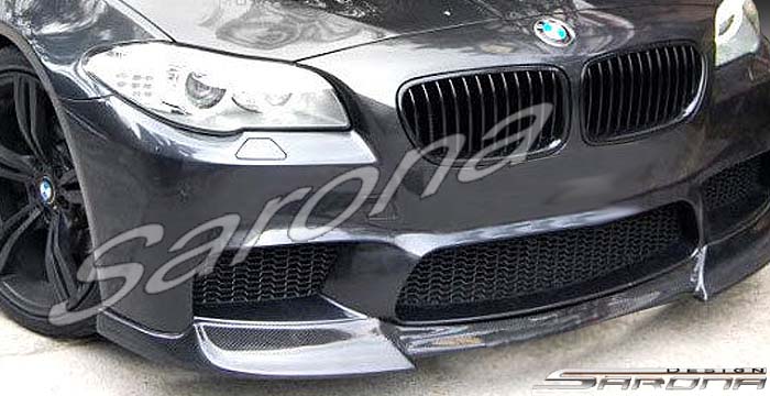 Custom BMW 5 Series  Sedan Front Lip/Splitter (2012 - 2016) - $790.00 (Part #BM-083-FA)